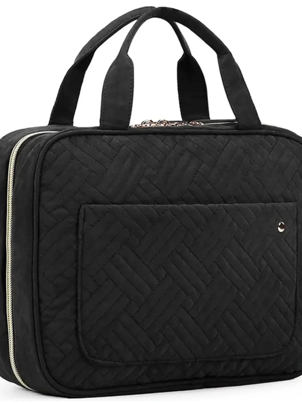 Black Quilted travel case